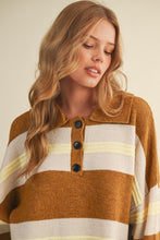 Load image into Gallery viewer, Striped Rugby Sweater
