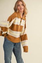 Load image into Gallery viewer, Striped Rugby Sweater
