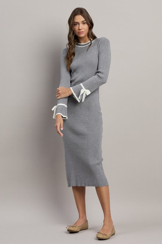 Sweater Bow Dress