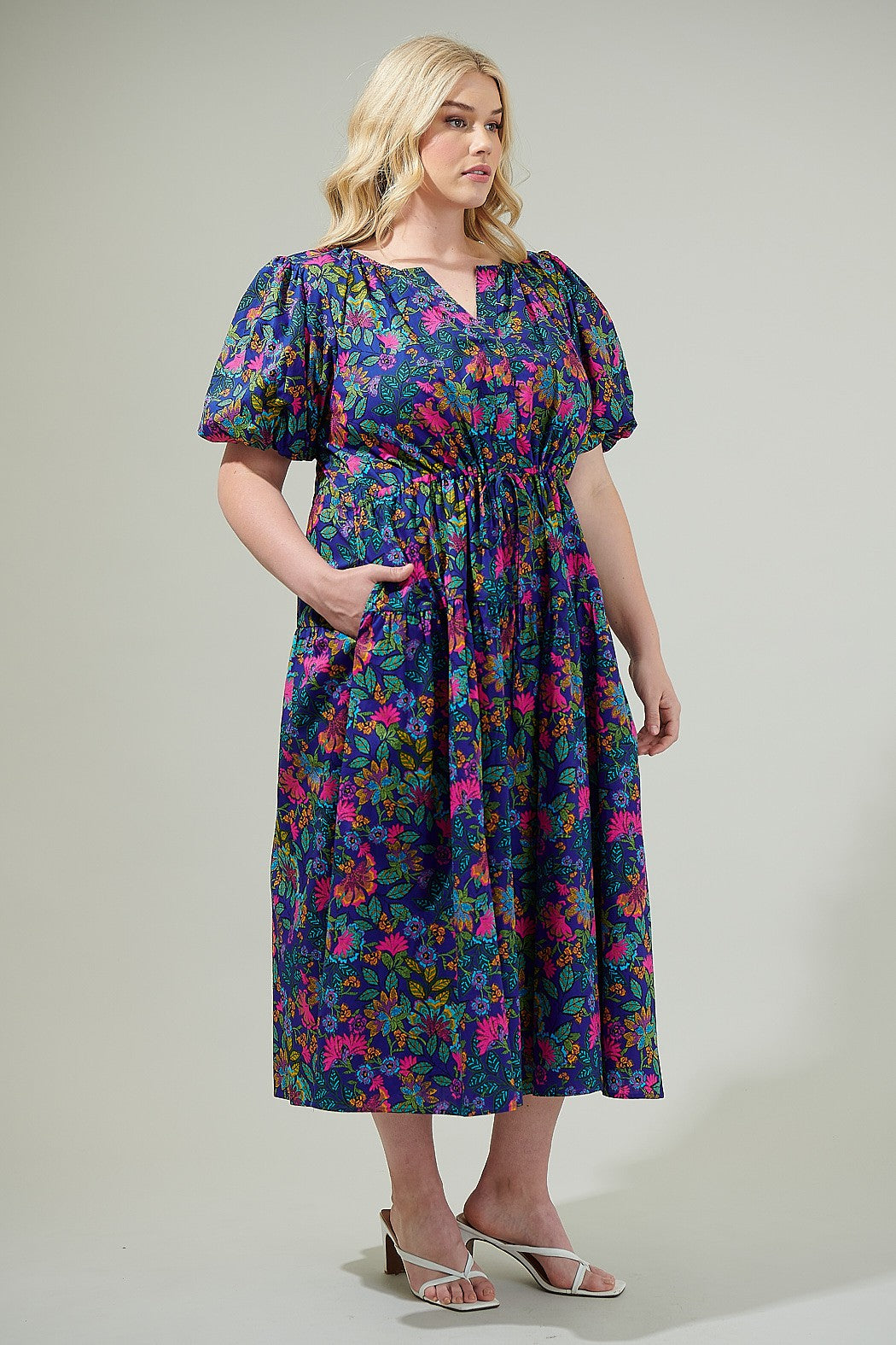 The Jenny Dress in Vibrant Floral