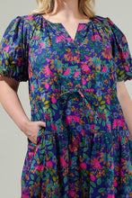 Load image into Gallery viewer, The Jenny Dress in Vibrant Floral
