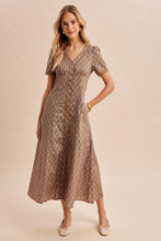 Load image into Gallery viewer, Tie Back Button Down Dress
